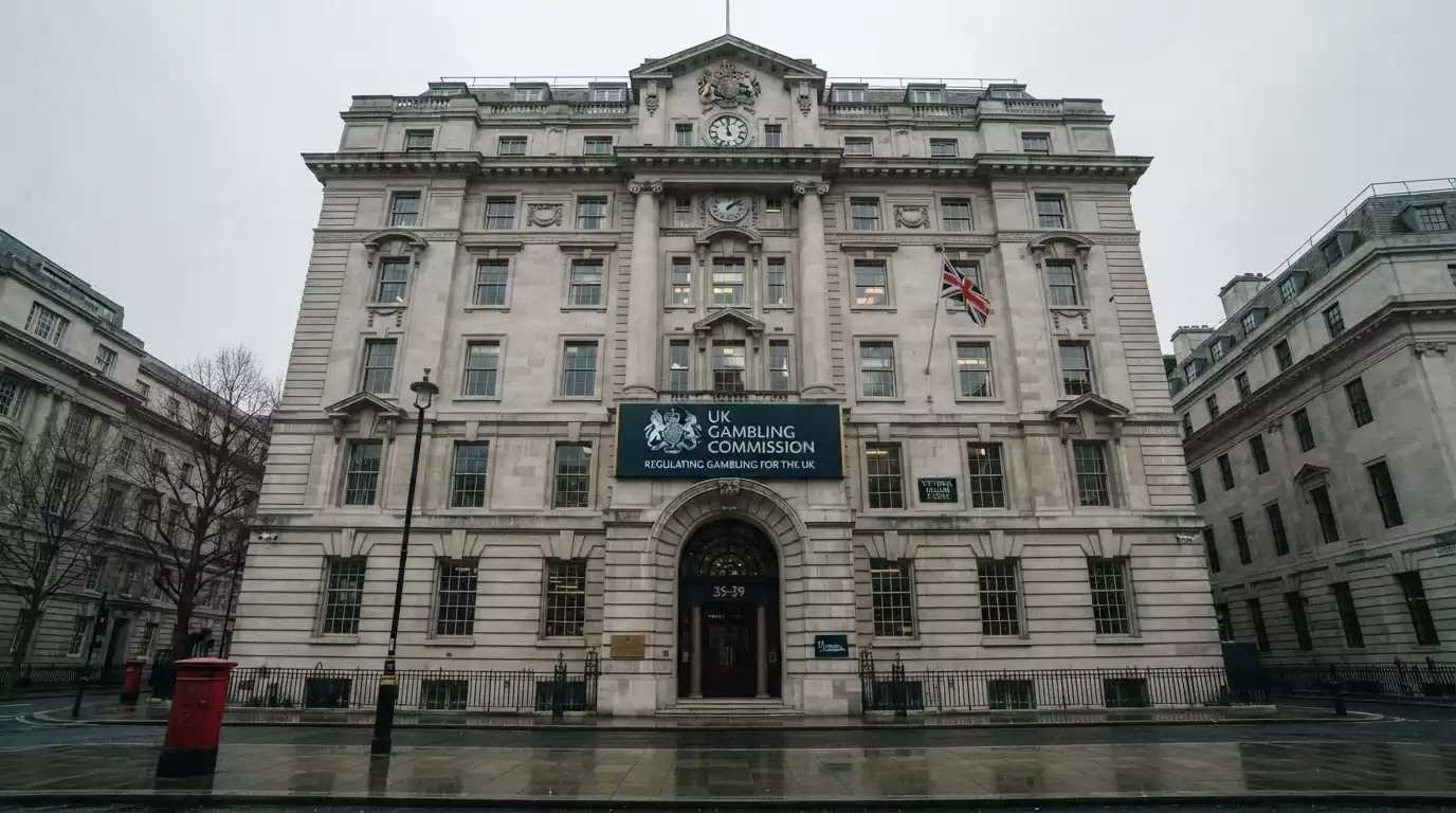 UK government building exterior representing gambling regulatory authority