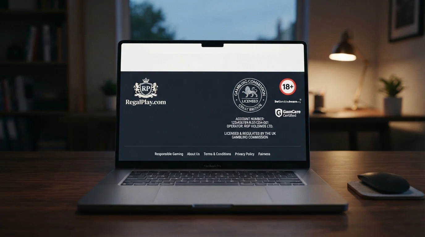 UKGC licence verification on casino website footer